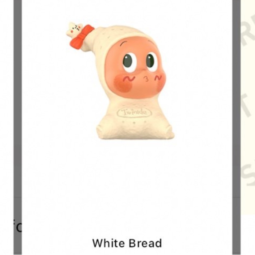 New Unopened Pop Mart Twinkle Create Your Taste - White Bread